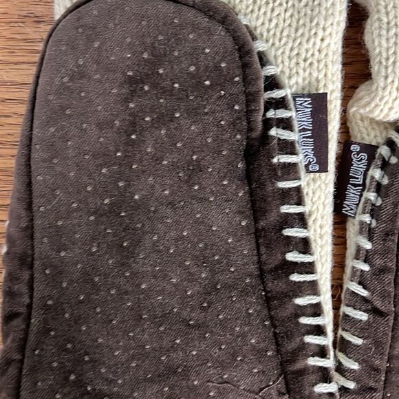 MUK LUKS Slipper Boot Socks knit - Picture 2 of 9